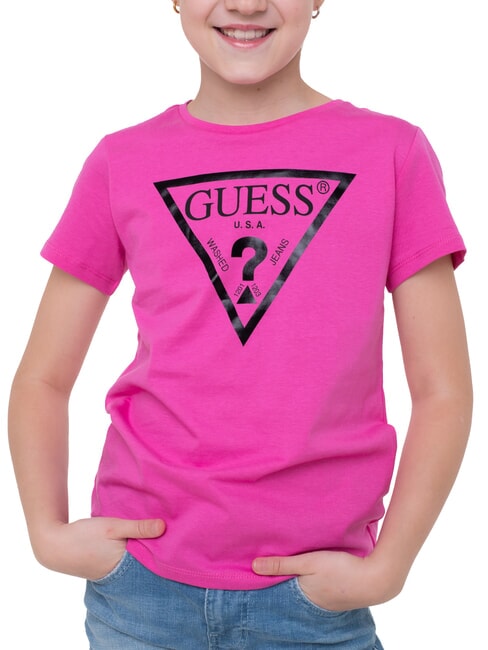 KIDS T-shirt stampa logo triangolo pink trip - T-shirt Bambino
