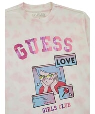 GUESS KIDS T-shirt a fantasia con stampa pink tie dye - T-shirt Bambino - 3