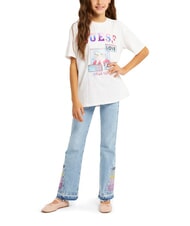 GUESS KIDS T-shirt a fantasia con stampa pink tie dye - T-shirt Bambino - 4