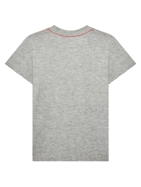 KIDS T-shirt in cotone stampa triangolo light heather grey - T-shirt Bambino