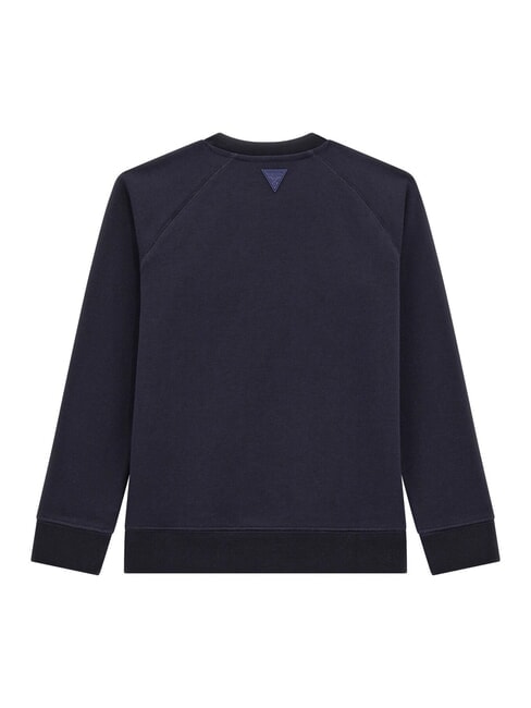 MINI ME KIDS Felpa girocollo logo rilievo deep marine a753 - Felpe Bambini