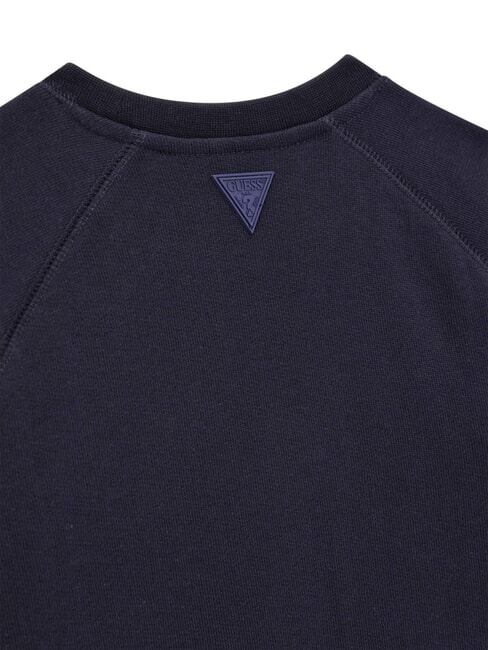 MINI ME KIDS Felpa girocollo logo rilievo deep marine a753 - Felpe Bambini