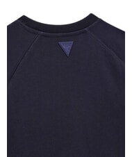 GUESS MINI ME KIDS Felpa girocollo logo rilievo deep marine a753 - Felpe Bambini - 4