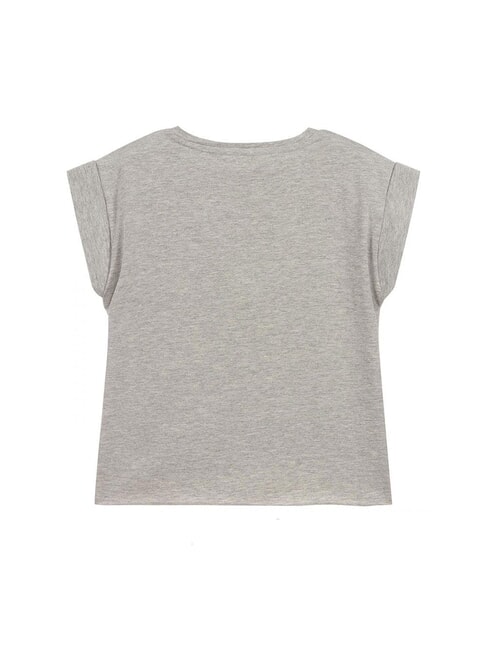 CORE KIDS Cropped T-shirt con stampa light heather grey m - T-shirt Bambino