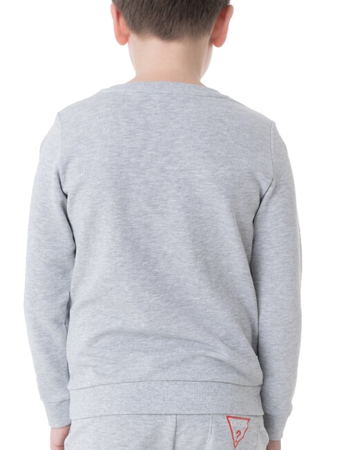 CORE KIDS Felpa manica lunga stampa logo light heather grey - Felpe Bambini