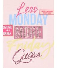 GUESS KIDS T-shirt con strass e paillettes ballet pink - T-shirt Bambino - 3