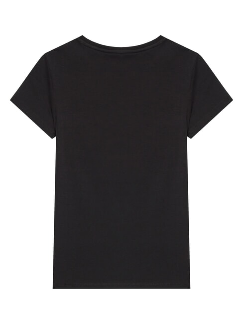 MINI ME KIDS T-shirt logo strass jetbla - T-shirt Bambino