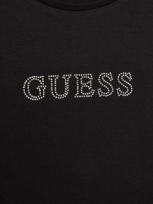 MINI ME KIDS T-shirt logo strass jetbla - T-shirt Bambino