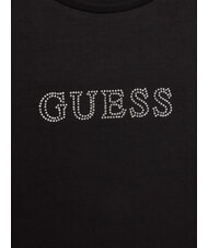 GUESS MINI ME KIDS T-shirt logo strass jetbla - T-shirt Bambino - 3