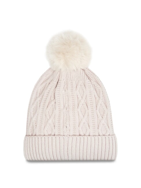 KIDS Cappello a trecce con pon pon muted stone - Cappelli Bambini