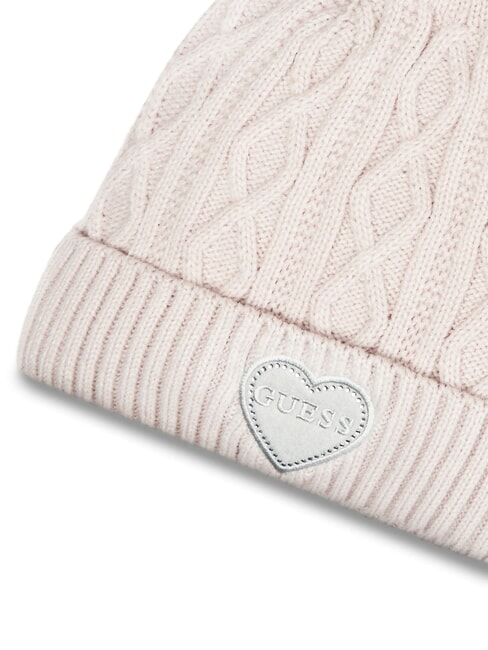 KIDS Cappello a trecce con pon pon muted stone - Cappelli Bambini