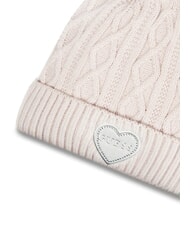 GUESS KIDS Cappello a trecce con pon pon muted stone - Cappelli Bambini - 3