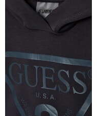GUESS KIDS Felpa st logo con cappuccio blue graphite grey - Felpe Bambini - 3