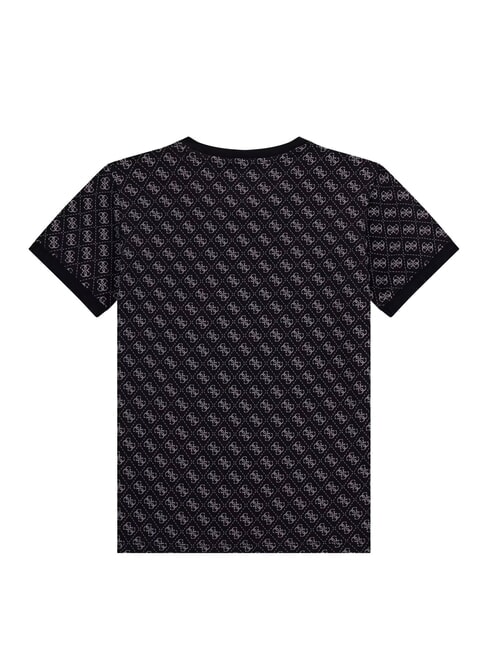 KIDS T-shirt logo 4G all over 4g aop jet black - T-shirt Bambino