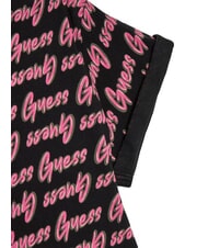 GUESS KIDS T-shirt stampa logo all over aop guess black - T-shirt Bambino - 3