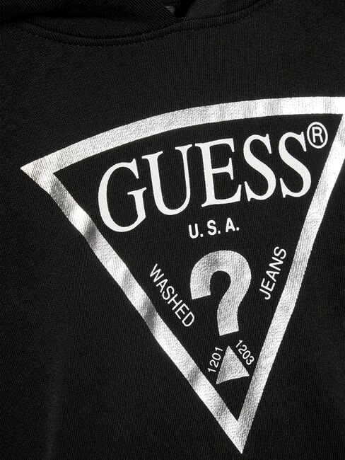 CORE KIDS Felpa con cappuccio e stampa jet black w/ frost g - Felpe Bambini