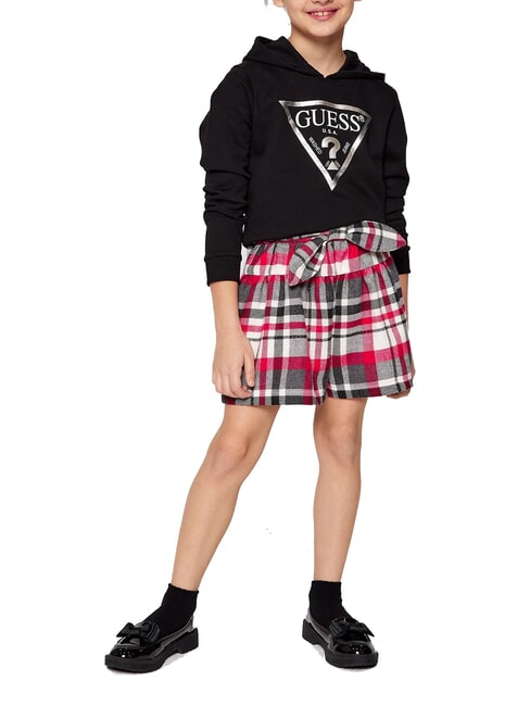 CORE KIDS Felpa con cappuccio e stampa jet black w/ frost g - Felpe Bambini