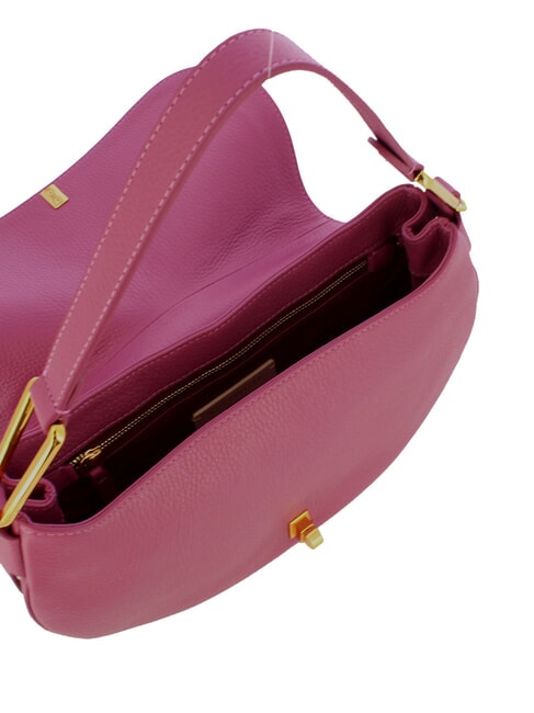 MAGIE SOFT Borsa a spalla in pelle con tracolla pulp pink - Borse Donna
