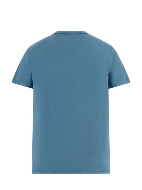 SS CN BOX T-shirt con stampa logo petroleum - T-shirt Uomo