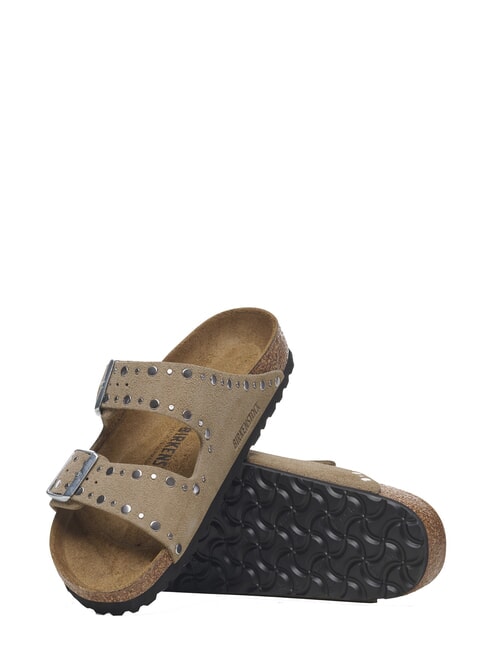 ARIZONA RIVET  Sandali in pelle taupe - Scarpe Donna