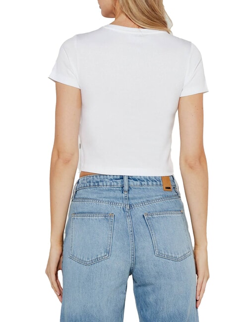 SL CN SNAP EMBRO  Maglietta purwhite - T-shirt e Top Donna