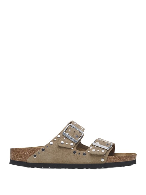 ARIZONA RIVET  Sandali in pelle taupe - Scarpe Donna