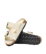 BIRKENSTOCK ARIZONA BIG BUCKLE  Sandali in pelle shine ecru - Scarpe Donna - 4
