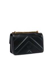 PINKO LOVE ONE MINI Borsa in nappa trapuntata chevron - Borse Donna