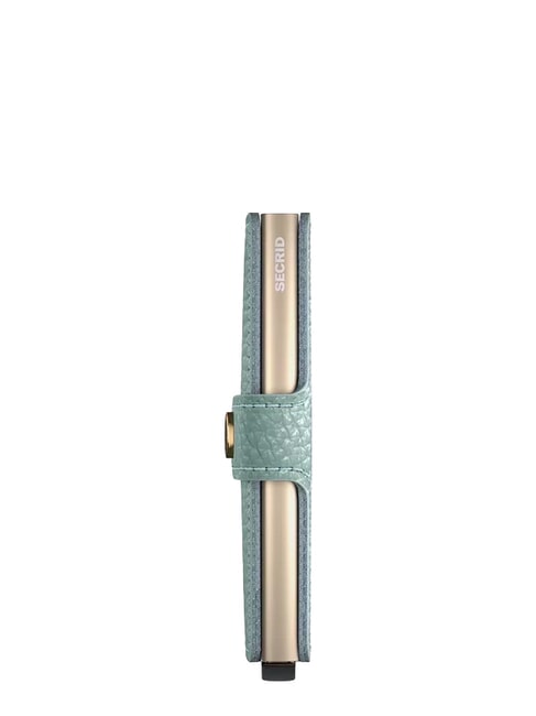 PEBBLE  Portafoglio in pelle martellata sea green - Portafogli Donna
