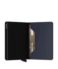 SECRID MATTE Portafoglio slim in pelle nightblue - Portafogli Uomo - 3