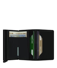 SECRID MATTE Portafoglio slim in pelle black - Portafogli Uomo - 2