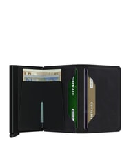 SECRID VINTAGE  Portafoglio slim in pelle black - Portafogli Uomo - 2