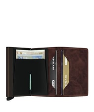 SECRID VINTAGE  Portafoglio slim in pelle - Portafogli Uomo