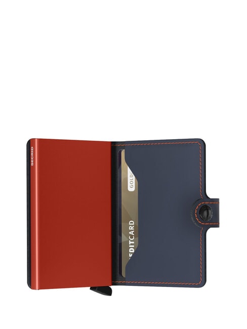 MATTE  Portafoglio con portacard anti RFID nightblue & orange - Portafogli Uomo