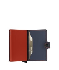 SECRID MATTE  Portafoglio con portacard anti RFID nightblue & orange - Portafogli Uomo - 3