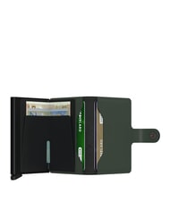 SECRID MATTE  Portafoglio con portacard anti RFID green-black - Portafogli Uomo - 2