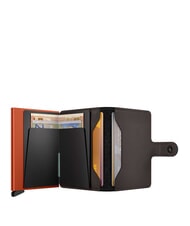 SECRID MATTE  Portafoglio con portacard anti RFID truffle & orange - Portafogli Uomo - 2