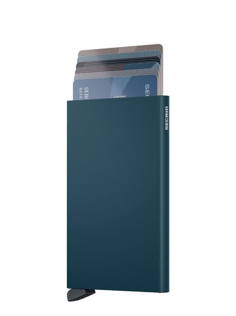 CARDPROTECTOR  Portacard anti RFID teal - Portafogli Uomo