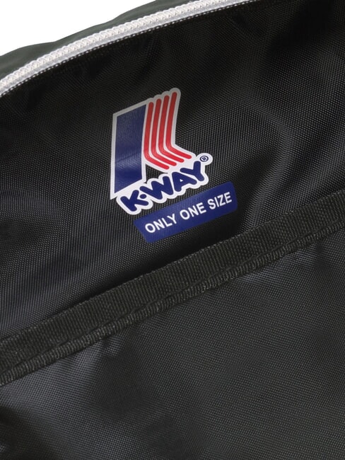 ERLOY Borsello in nylon con tasca green blackish - Tracolle Uomo