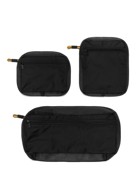 SAINT MALO Borsa shopper maxi da mare con 3 astucci black pure - Borse Donna