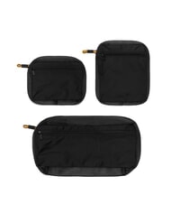 KWAY SAINT MALO Borsa shopper maxi da mare con 3 astucci black pure - Borse Donna - 3