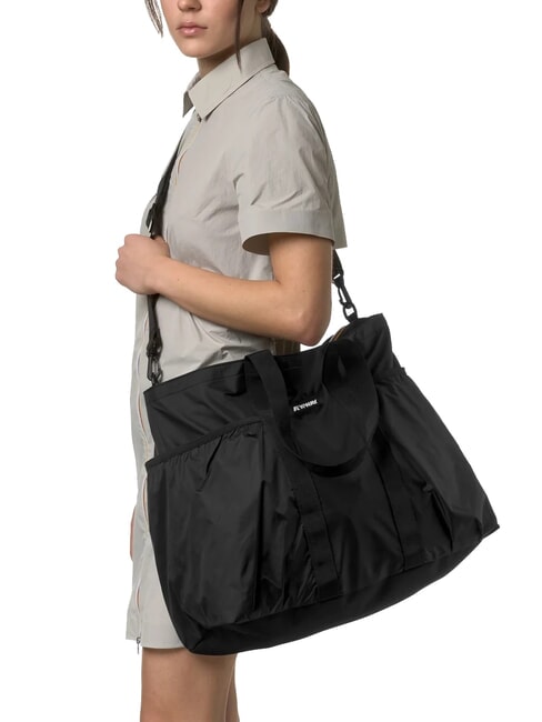 SAINT MALO Borsa shopper maxi da mare con 3 astucci black pure - Borse Donna