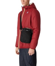 KWAY ERLOY Borsello in nylon con tasca black pure - Tracolle Uomo - 4