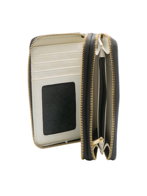 PLANETARIUM Portafoglio grande double zip luna/ white - Portafogli Donna