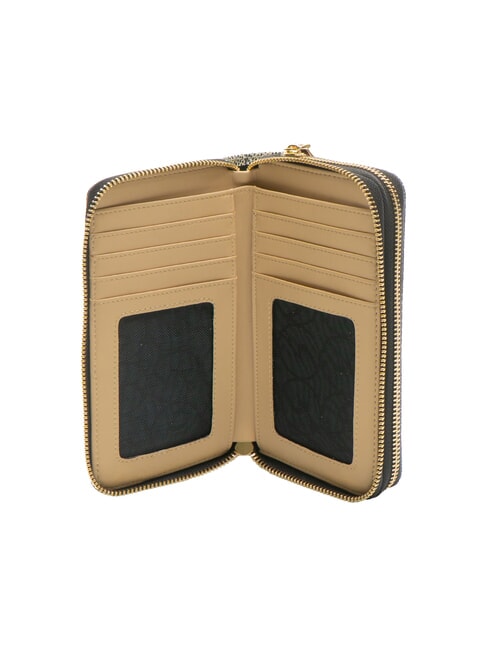 PLANETARIUM Portafoglio grande double zip classic/beige - Portafogli Donna