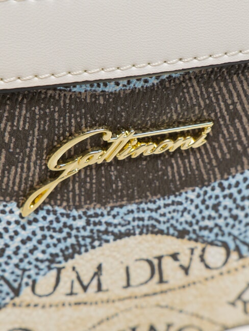 PLANETARIUM Borsa a tracolla con tasca luna/ white - Borse Donna