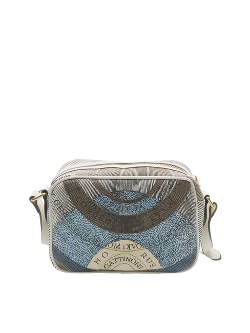 PLANETARIUM Borsa a tracolla con tasca luna/ white - Borse Donna