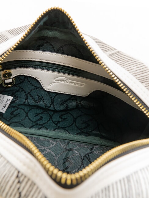 PLANETARIUM Borsa a tracolla con tasca luna/ white - Borse Donna