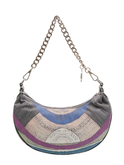 PLANETARIUM Borsa hobo mezzaluna con tracolla nocturne/black - Borse Donna