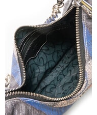 GATTINONI PLANETARIUM Borsa hobo mezzaluna con tracolla nocturne/black - Borse Donna - 5